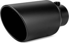 Exhaust Tip 5" Inlet 8  Outlet 15  Overall Length Stainless Steel Exhaust Tip