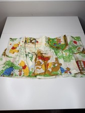VTG Winnie The Pooh window Valance USA Disney 1970s 51  x 14  Perma Press