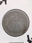 1854 w/arrows SEATED LIBERTY QUARTER AG-G