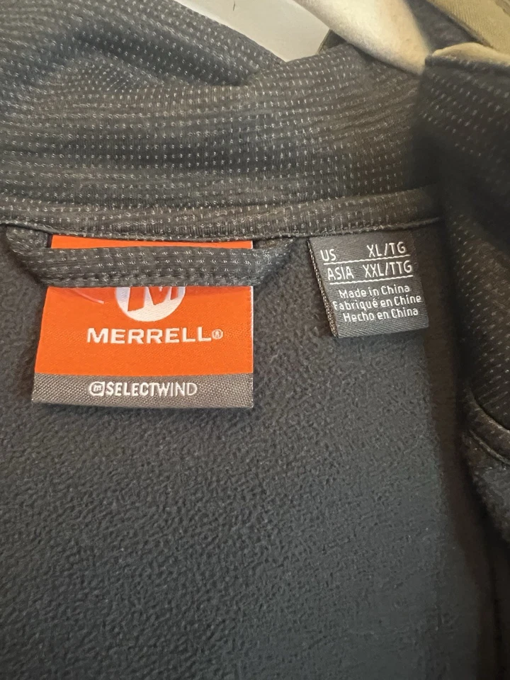 Womens Merrell Hooded Zip Up Light Weight Jacket Size Xl Green - Image 3 of 4