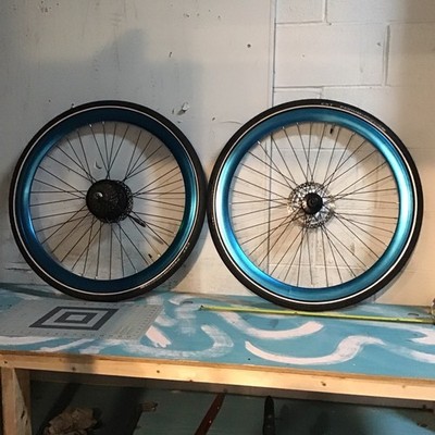 BAFANG Wheel Set REAR HUB Electric E-Bike Motor 700x350 Disc Brake QUANDO USED