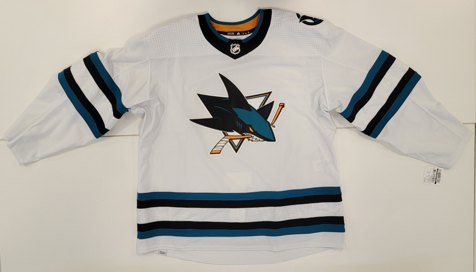 New Blank San Jose Sharks Adidas Made In Canada Jersey Size 60 G
