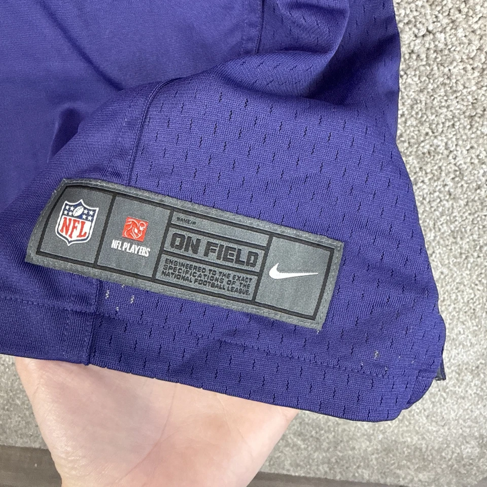 Camiseta Nike para mujer On Field NFL Baltimore Ravens Joe Flacco #5 púrpura talla XXL Foto 3 de 4