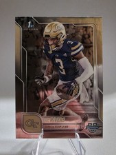 Eric Rivers #86 - 2025 Bowman University Chrome Football Georgia Tech 1st Bowman
