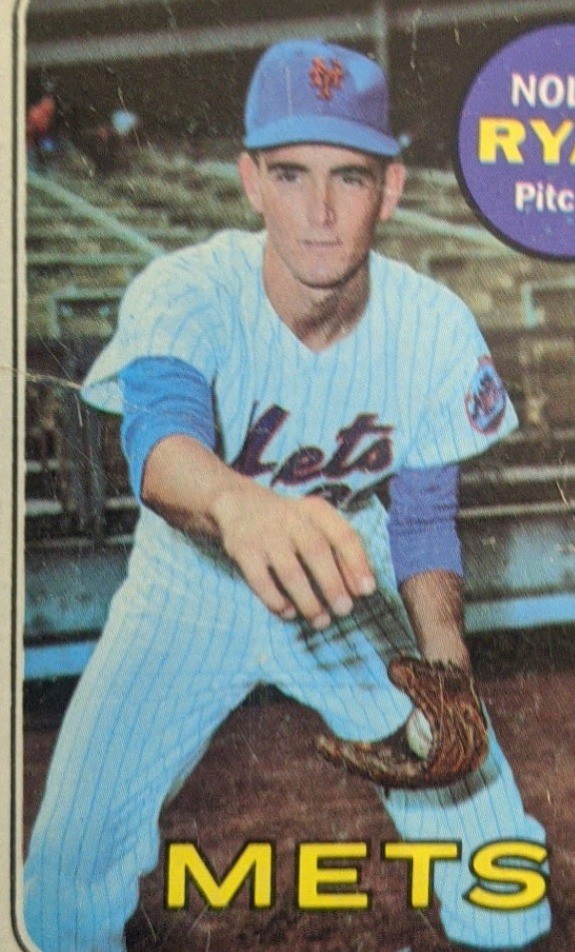 1969 Topps Nolan Ryan Base - Lightly Played