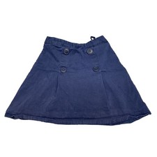 Girls Navy Pleated School Uniform Skirt Skort Size 12 Childrens Place