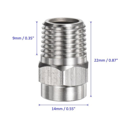 #ad Stainless Steel High Pressure Cleaning Nozzle Set 7 Pieces for Pressure Washers $18.81