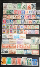 timbre ALGÉRIE Lot De plus de 80 Timbre oblitéré avec ancienne colonie française