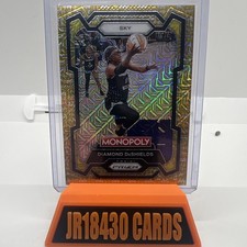 2024 Panini Prizm Monopoly WNBA #60 Diamond DeShields Gold Shimmer #/500