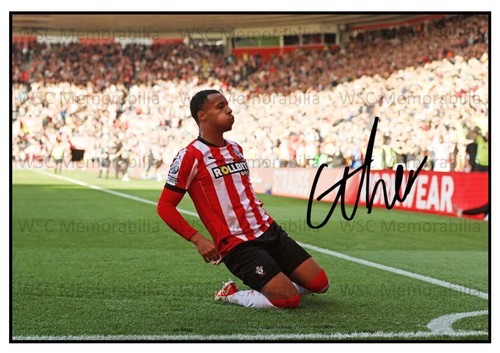 10992. Cameron Archer Signed Pictures (A4 Prints) Southampton Villa Sheff U etc.