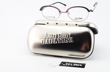 JEAN PAUL GAULTIER Eyeglasses Titanium-P 55-0029 47-18 142 Wine Red Silver 90...