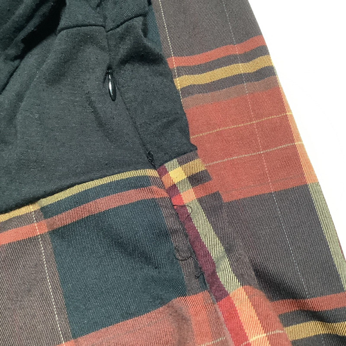 Monroe & Main Belted Midi Dress Vtg Size 18W Plaid Black Brown Yellow USA-Made - Picture 8 of 23