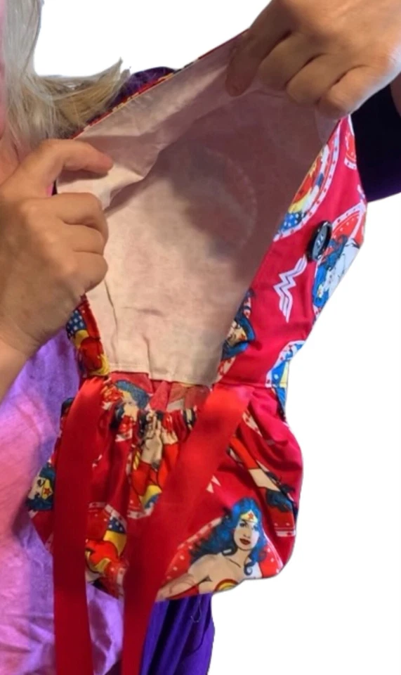 ¡¡FORRADO DE SATÉN!! Gorra Médica - Sombrero Cola de Caballo, Enfermera Flores Rosas, Quirúrgica Foto 4 de 4