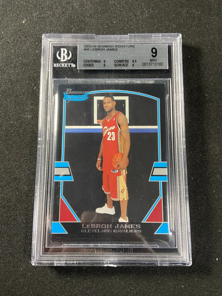 超お宝 2003 Bowman Sig LeBron James RC 1250