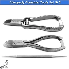 Toe Nail Clippers Nippers Podiatry Side Cutters Chiropody Podiatrist Instruments