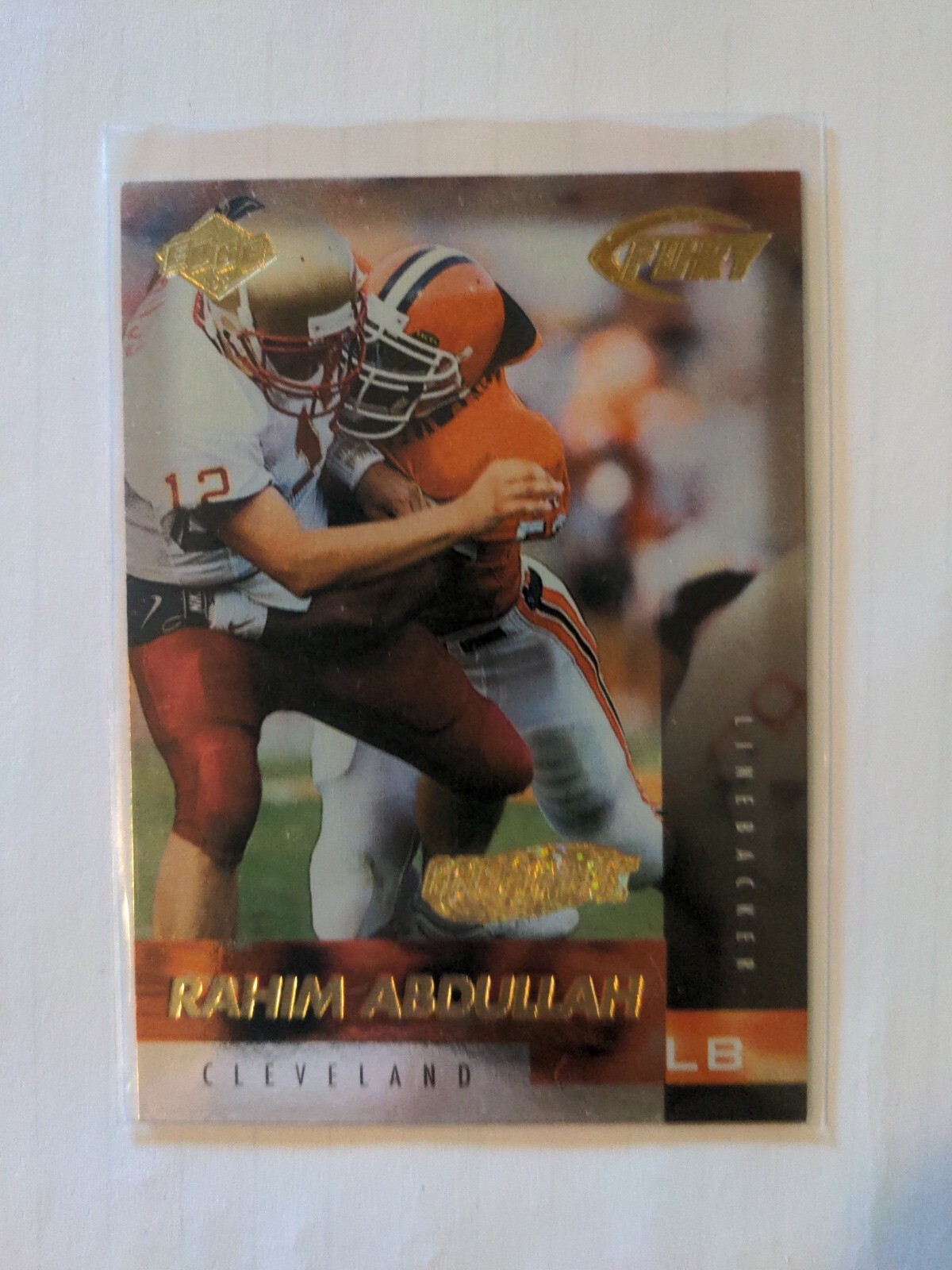 1999 Collector's Edge Fury - Rookie Gold Ingot #151 Rahim Abdullah (RC)