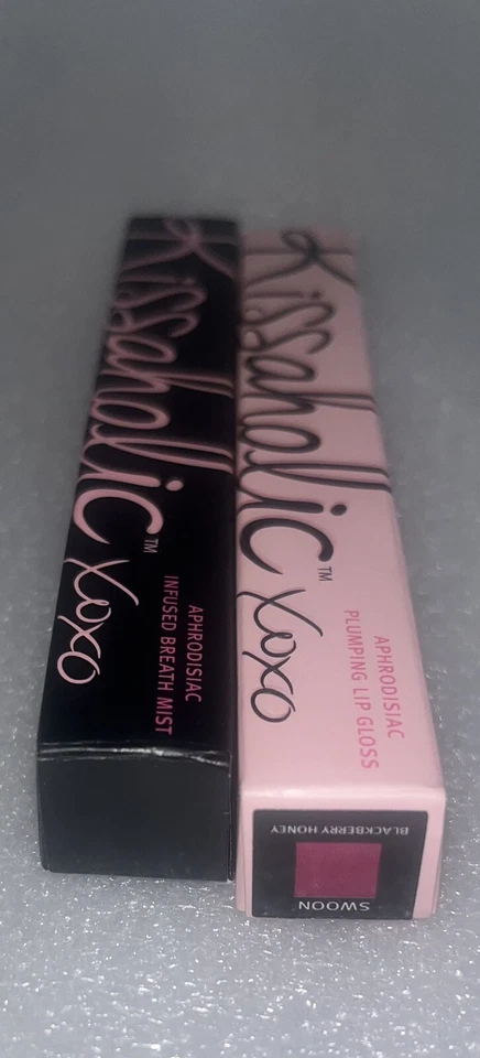 Booty Parlor Kissaholic Aphrodisiac Plumping Lip Gloss & Breath Mist~Swoon. New - Image 2 of 4