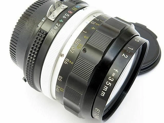 Nikon Nikkor-O Auto 35mm F2 Ai-Converted Prime Lens Excellent from Japan F/S