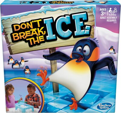 Hasbro Gaming Don't Break The Ice Preschool Game, Board Games for Kids Ages 3