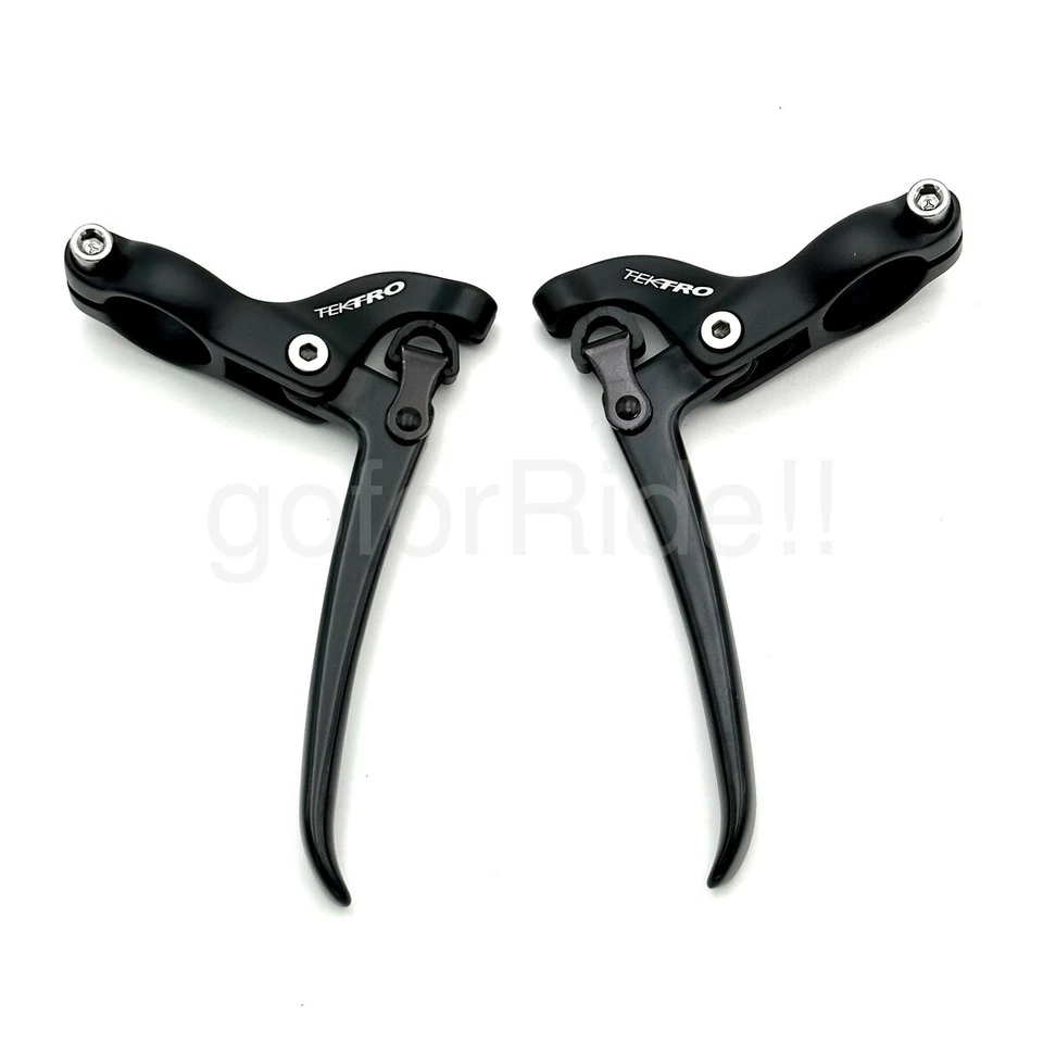 Par de Alavancas de Freio de Bicicleta Tektro Bike FL750 City, Estrada, Velocidade Única 22,2mm Preto - Imagem 3 de 4