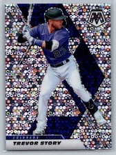2021 panini mosaic quick pitch baseball trevor story disco prizm #195
