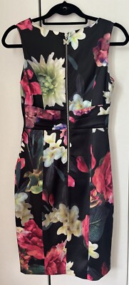 Floral Print Lipsy Vip Lace Floral Detail Bodycon Dress New Lipsy VIP Tori  Blue Floral Print