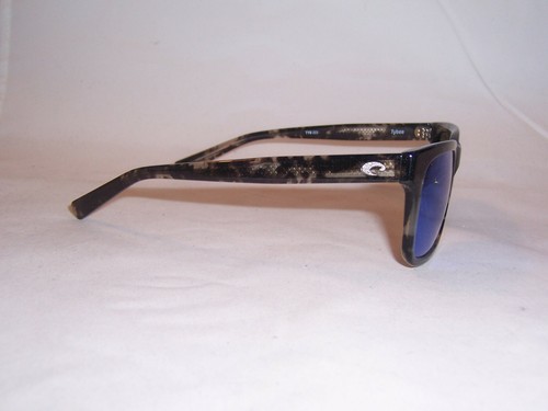 NEW COSTA DEL MAR TYBEE SUNGLASSES BLACK KELP/BLUE MIRROR 580G $249 POLARIZED - Picture 5 of 7