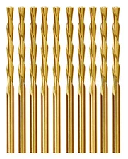 5/32" Drywall Cut Out Bit Cutout Drill Bit Sabre Point Titanium Nitrided-10Pcs