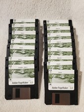 Vtg 1996 Adobe PageMaker 6.0 for Apple Macintosh  Complete Set 15 3.5" Floppy