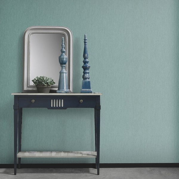 Vliestapete Einfarbig Modern Linien Struktur GrüN TüRkis 10396-19 (2,44€/1Qm)-image