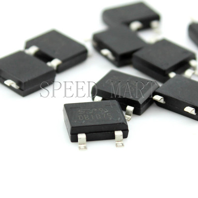 10 PCS NEW DB107S DF10S 1A 1000V SMD Bridge Rectifiers AC change DC Hi-Q