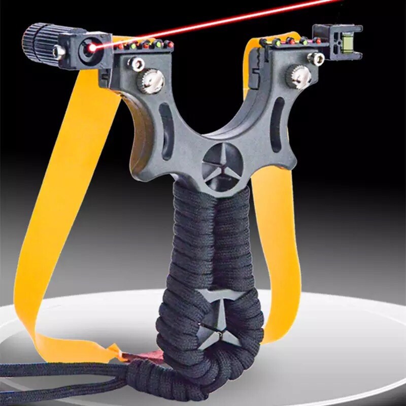 Lance-pierre Pro Haute Précision – Avec Laser, Pour Chasse/tir Sportif, Neuf