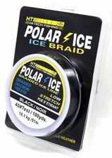 HT PREMIUM POLAR MULTI STRANDED BRAIDED ICE FISHING TIP-UP LINE 40# BLACK IL1040