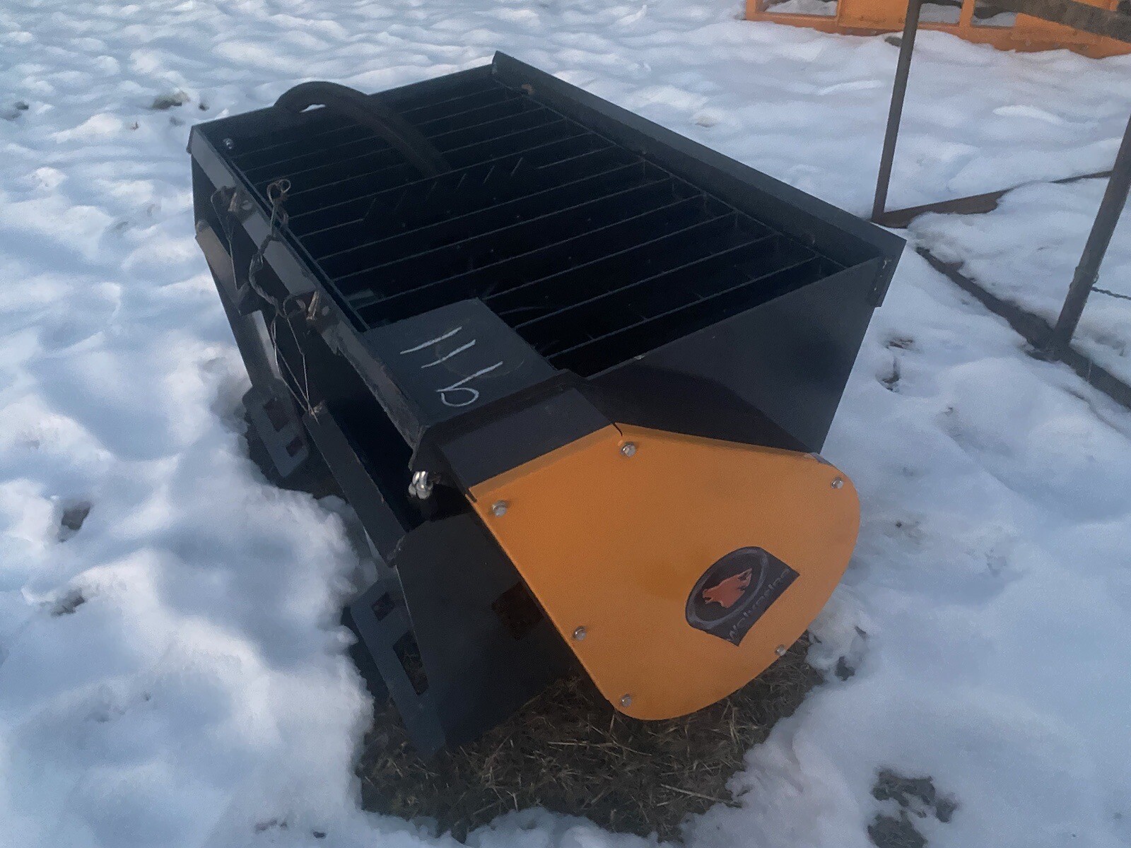 Wolverine Skid Steer Concrete Cement Mixer w/REMOTE for Bobcat Kubota