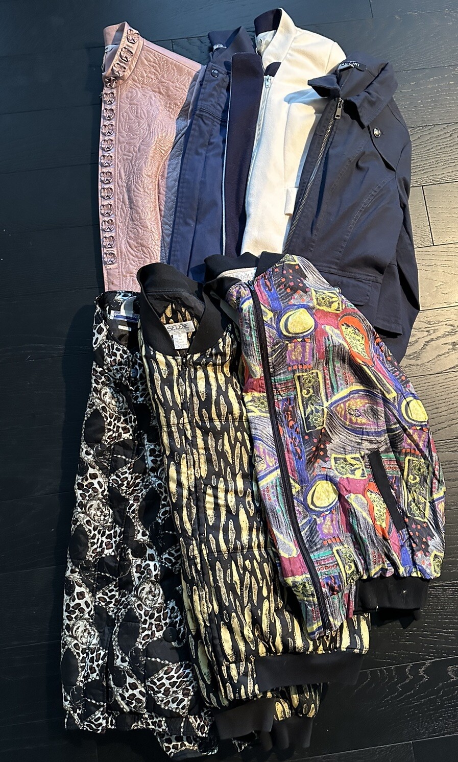 Mixed Women's Men Jackets Lot of Adolfo Sport, Selene Paris