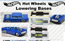 Custom Lowering Bases for Hot Wheels - 1:64 3D Printed Parts