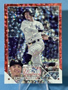 Anthony Volpe 2023 Topps Series 2  #15 of 199 Red Foil NY Yankees RC Rookie #460