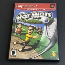 PS2 Hot Shots Golf Three (Sony PlayStation 2, 2004) Complete Case W/ Manual