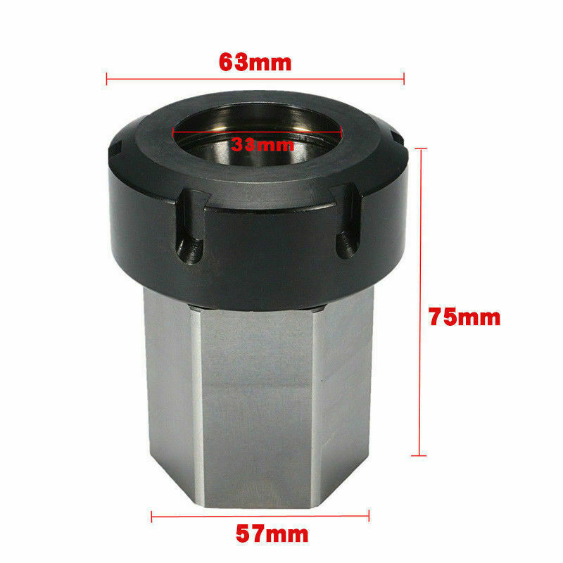 Mandrino Smontabile Acciaio 40cr Mandrino A Pinze ER-40 Per CNC - Diametro 25mm - Acciaio 40Cr - Per Fresatrici E Incisioni Mandrino Serraggio 25mm - Foto 9