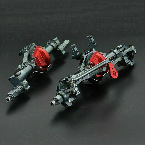CNC Metal Front &Rear Portal Axle Assembly for RC Climbing Car SCX10 I II 1/10 - Picture 18 of 24