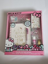 Hello Kitty 10pc Journaling Set With Cute Accessories, Pen, Keychain, Stickers