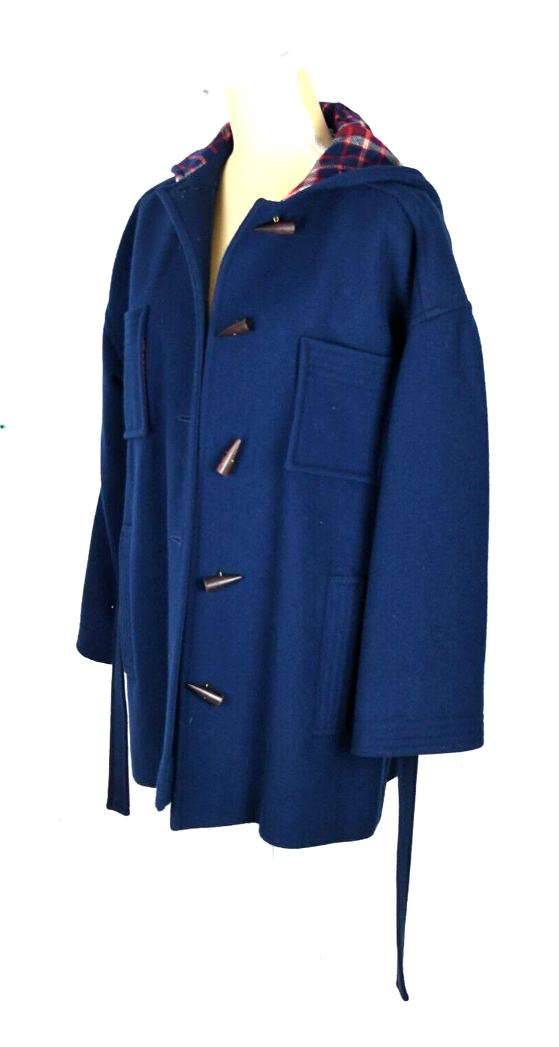 Vintage Pendleton Knockabouts Wool Navy Blue Coat… - image 1