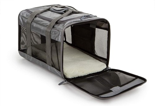 Sherpa To-Go Medium Grey Pet Carrier – Airline Approved