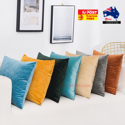 RoKo-Textilien Velvet Cushion Cover 40x40cm – Floral Pattern, Zipper Closure, Multiple Colors (Made In Germany)