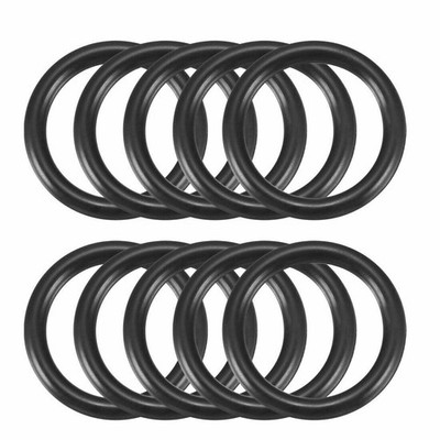 10Pcs 15x1.9mm Black Flexible Nitrile Rubber O Ring Oil Seal Washer Grommets  *k