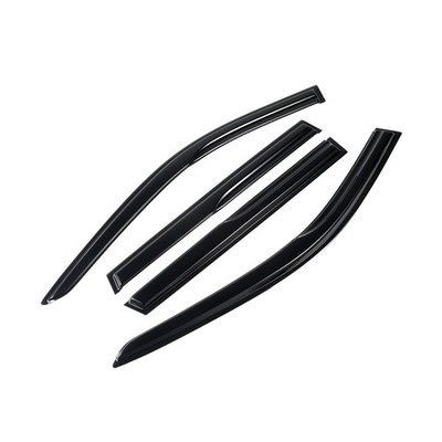 Rain Guards For Honda CRV CR-V 2023-2025 Mugen Style 3D Wavy JDM Tape-on 4pcs