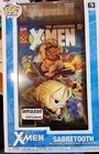 Funko Pop comic Cover Marvel X-men Sabretooth #63 In Case/no Damage