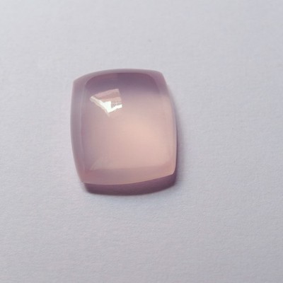 40.5Cts Natural Huge Pink Rose Quartz Cushion Shape Cabochon for Jewelry 23x20MM