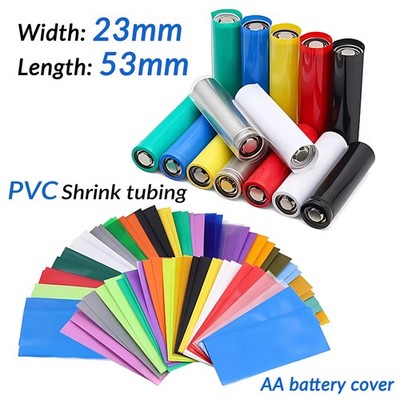 PVC Heatshrink Heat Shrink Tubing Wrap For RC Battery Single AA Batteries Color