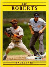 1991 Fleer #540 Bip Roberts San Diego Padres